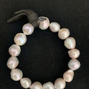 White Baroque Pearl Bracelet **NEW**
